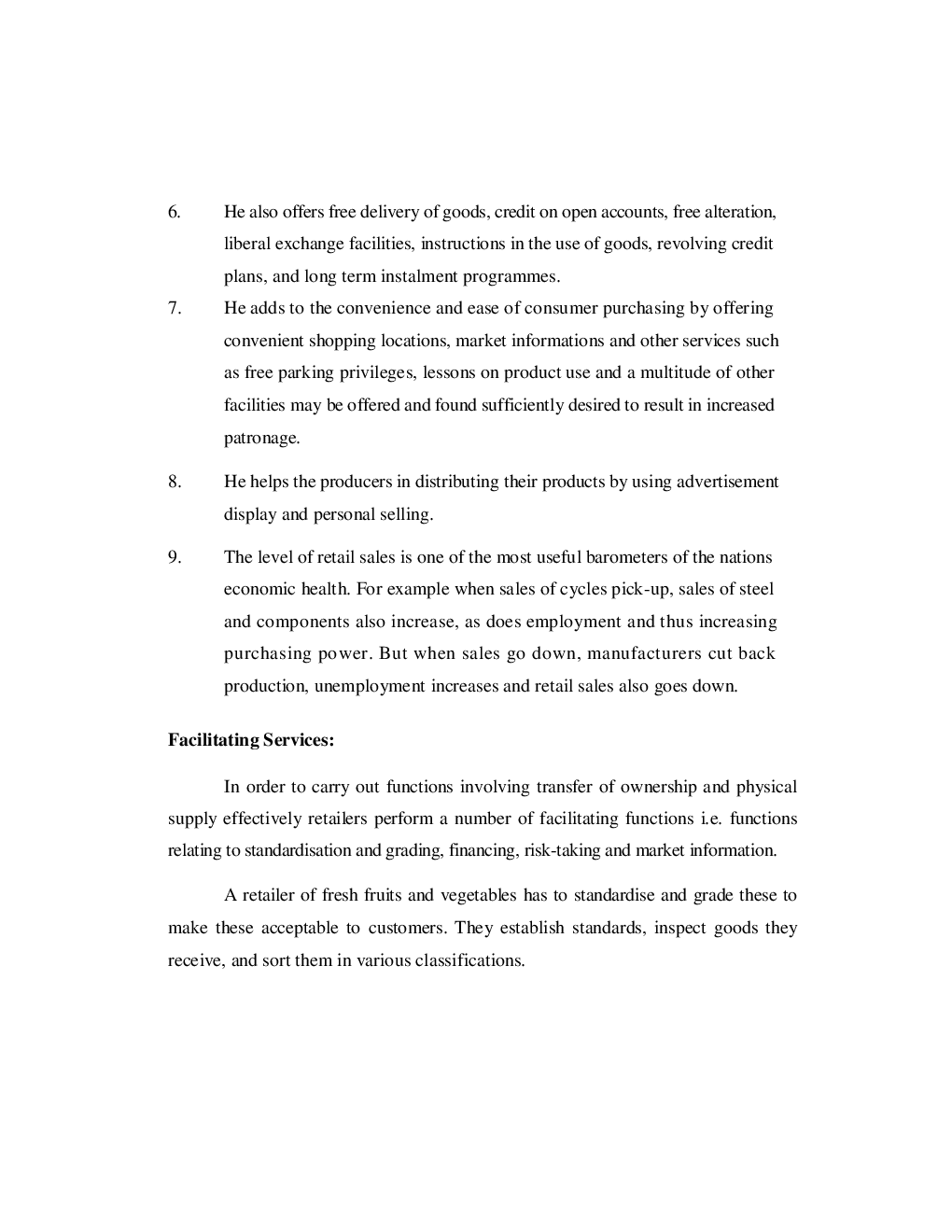 UGC NET Retail Marketing Study Material For Management - Page 5