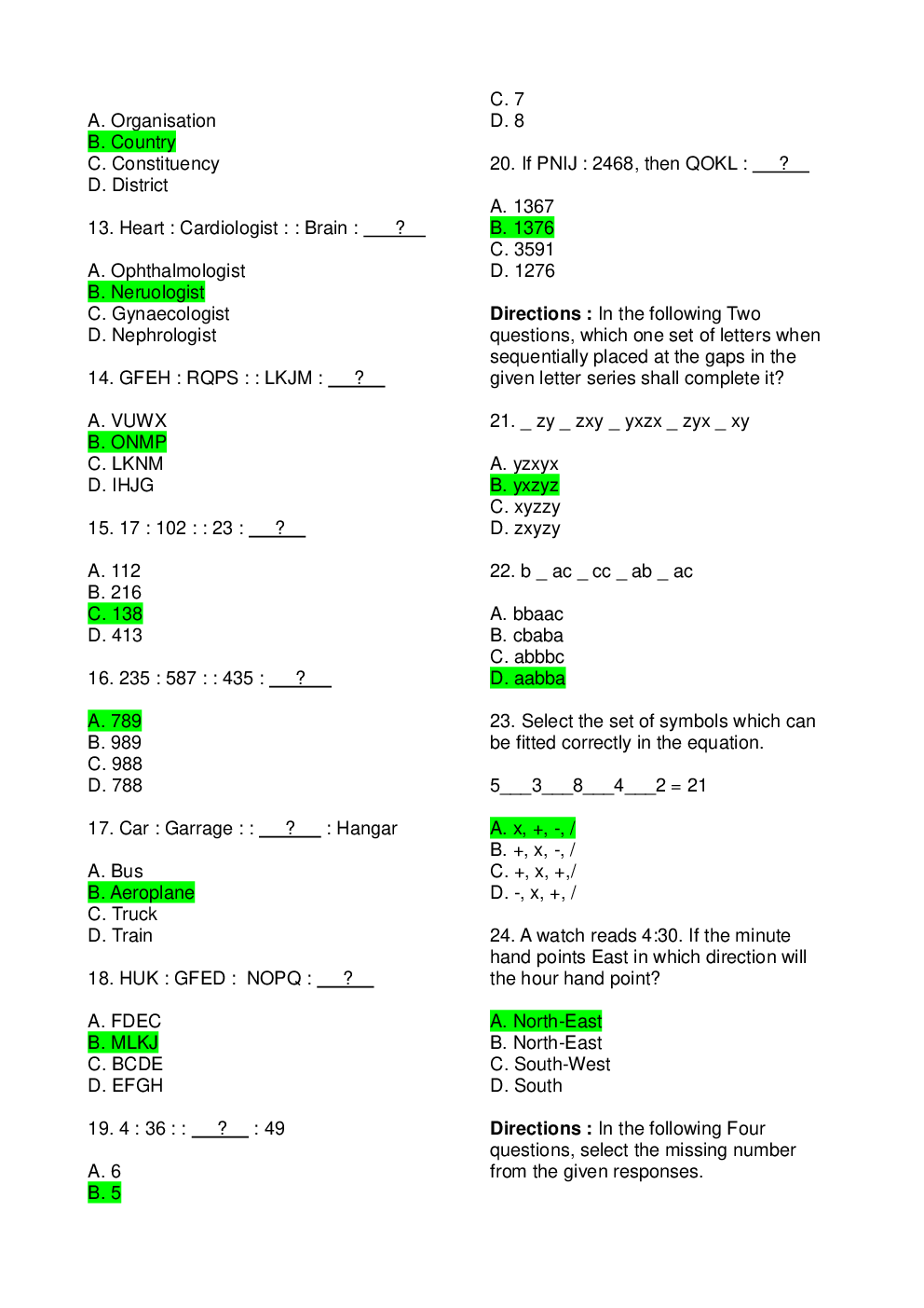 SSC CHSL 2015 Previous Year Question Paper With Answer Paper-2 - Page 3