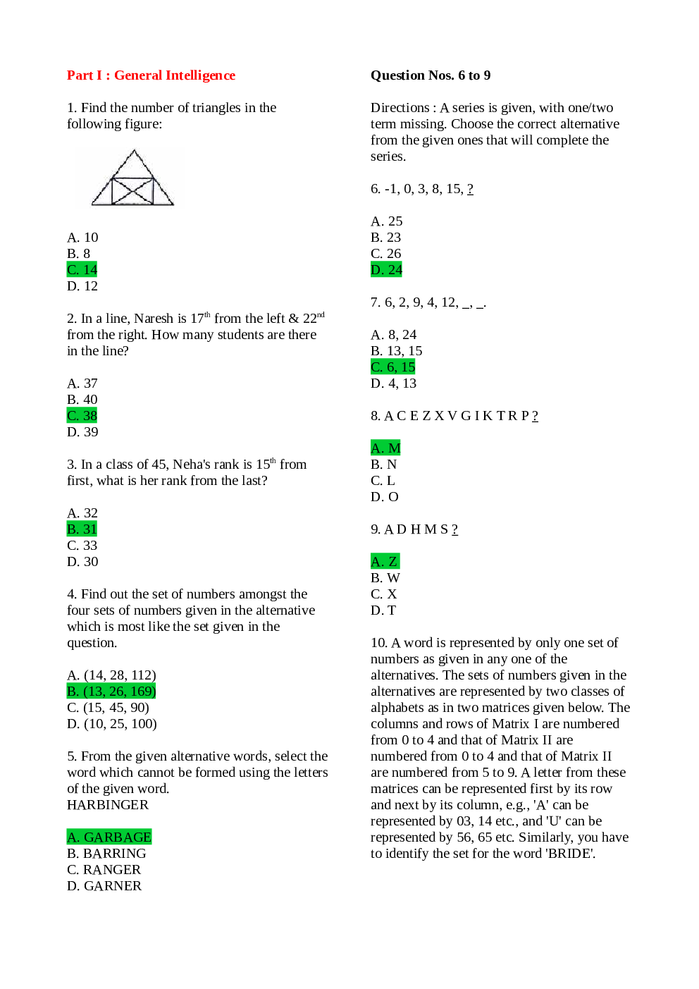 SSC CHSL 2015 Previous Year Question Paper With Answer Paper-3 - Page 2