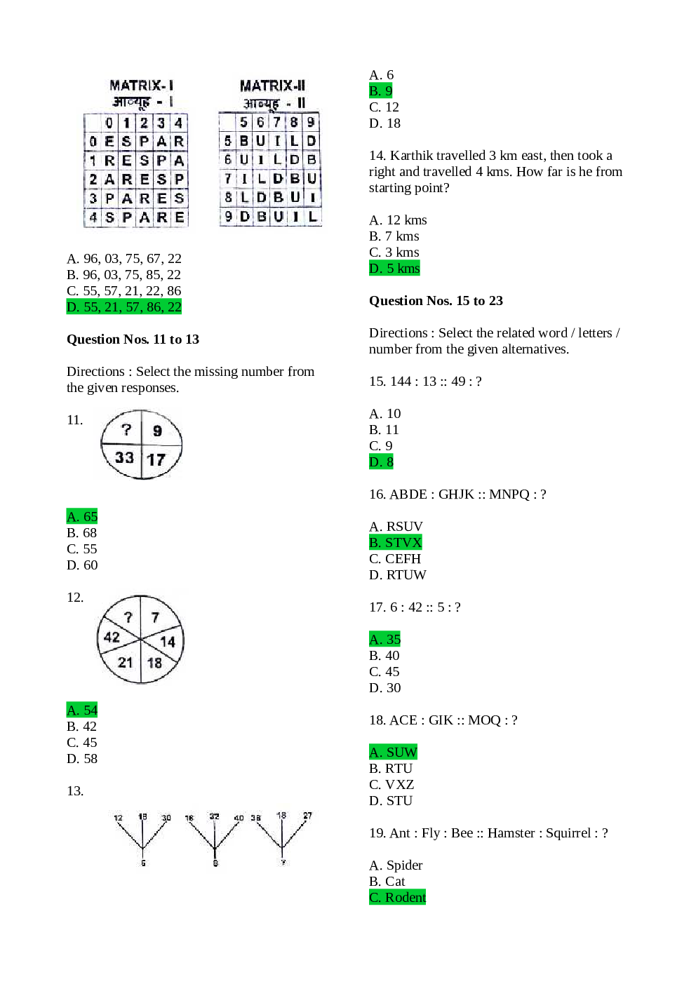SSC CHSL 2015 Previous Year Question Paper With Answer Paper-3 - Page 3
