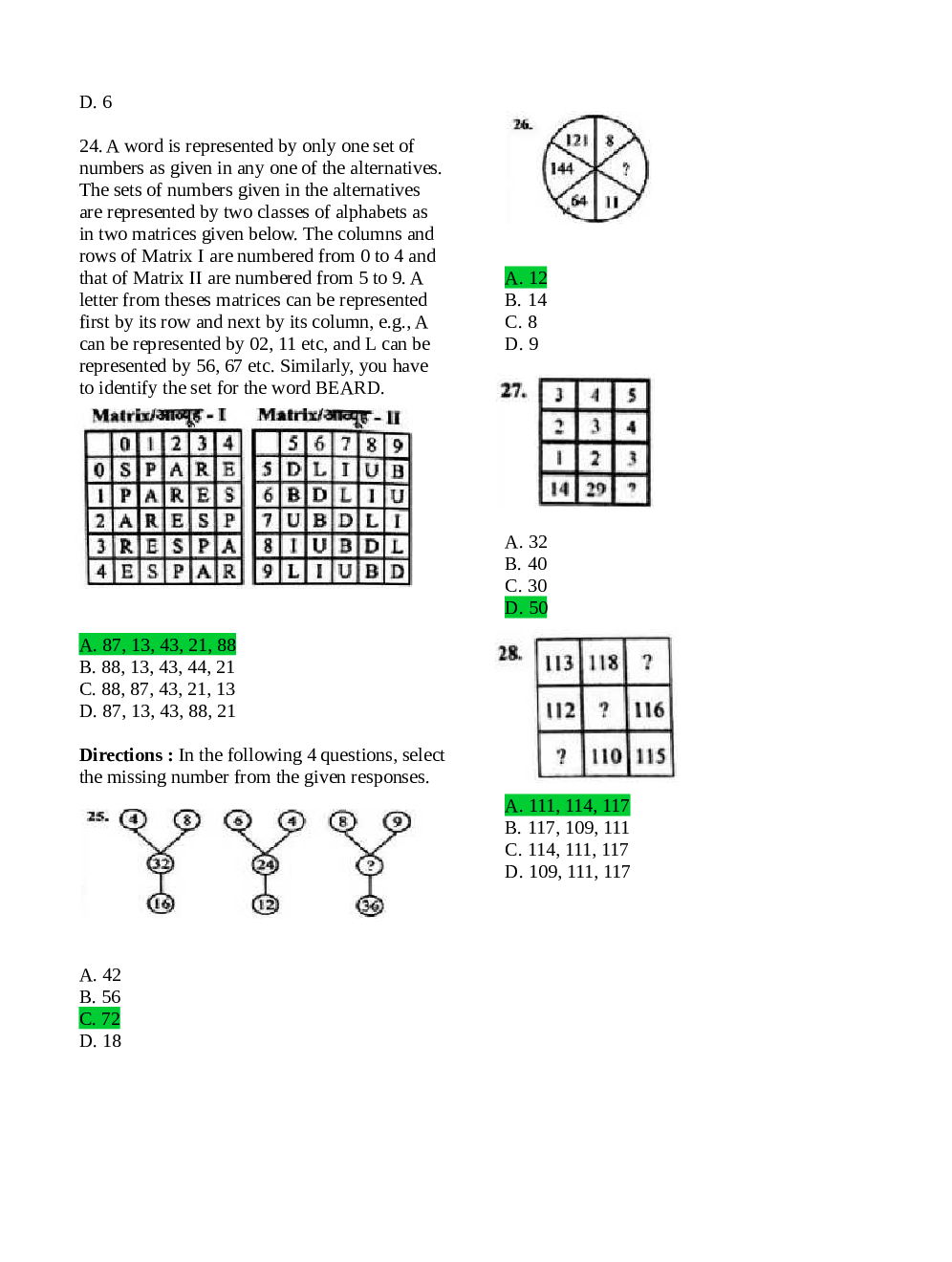 SSC CHSL 2015 Previous Year Question Paper With Answer Paper-8 - Page 4