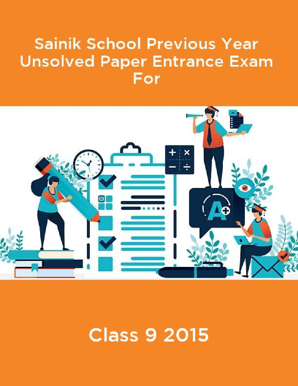 Sainik School Previous Year Unsolved Paper Entrance Exam For Class 9 2015 - Page 1
