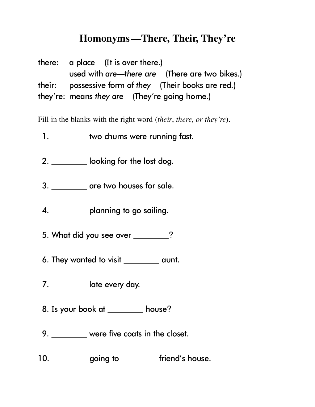 SSC CHSL Study Material for Homonyms - Page 3