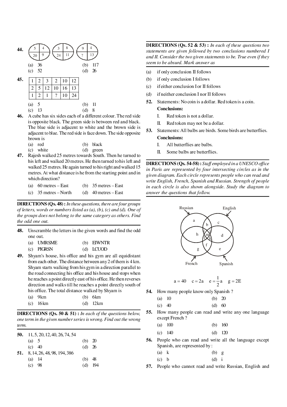 SNAP Question Papers with Answer 2013 - Page 5