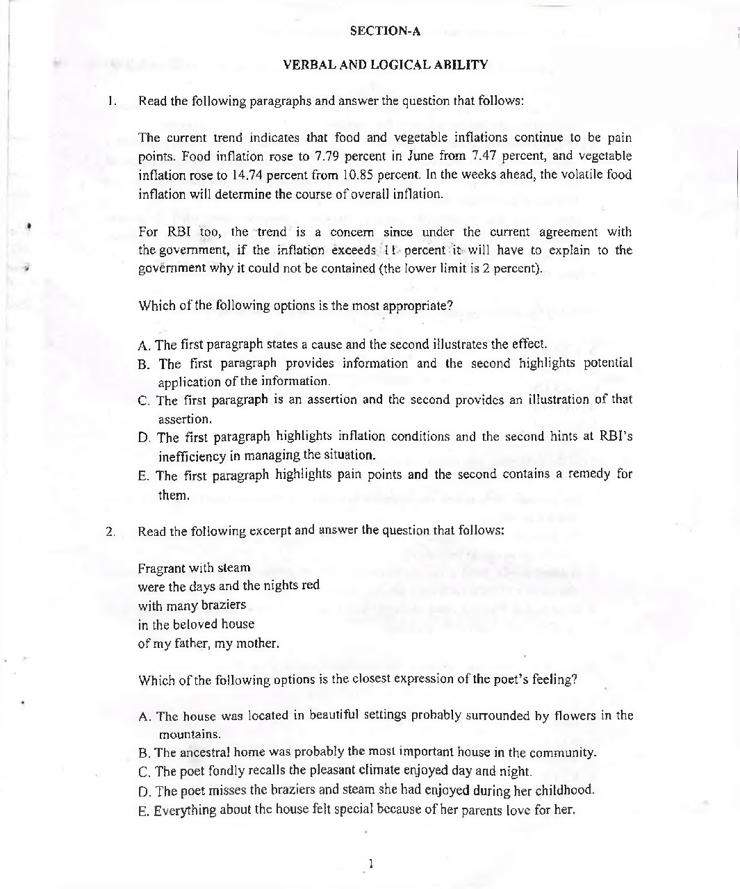 SNAP Question Papers with Answer 2016 - Page 2