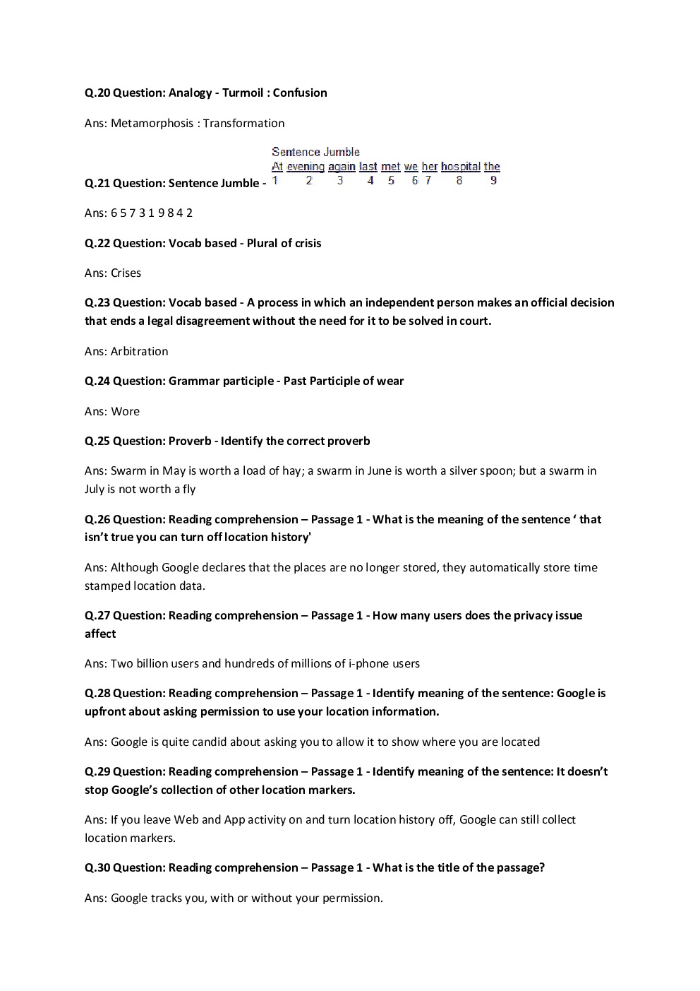 SNAP Question Papers with Answer 2018 - Page 4