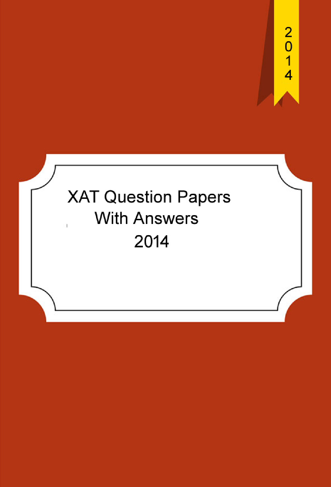 XAT Question Paper with Answer-2014 - Page 1