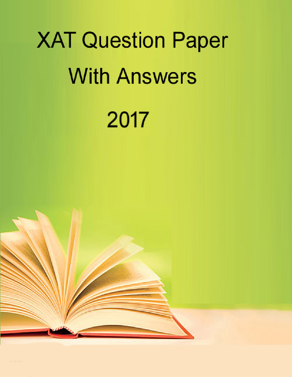 XAT Question Paper with Answer-2017 - Page 1