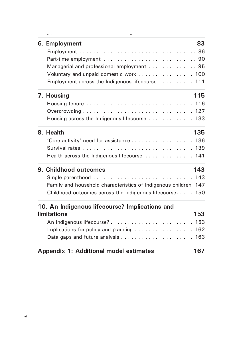 Demographic And Socioeconomic Outcomes Across The Indigenous Australian Lifecourse - Page 4