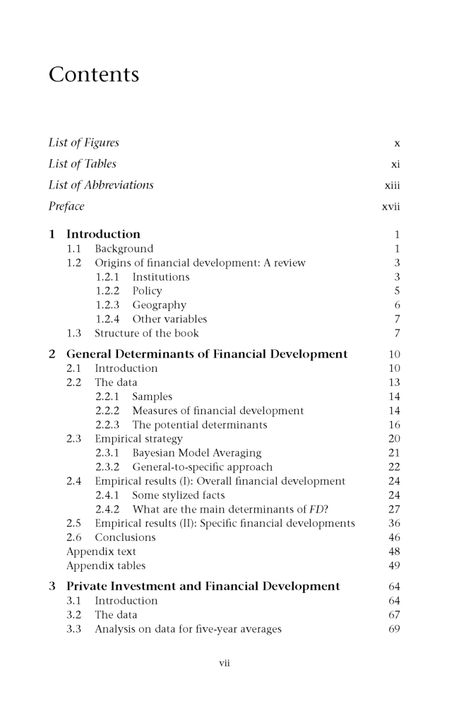 Determinates Of Financial Development - Page 3
