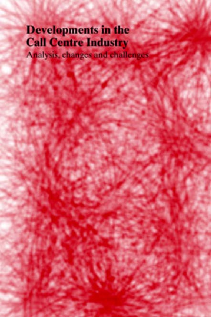 Developments In The Call Centre Industry - Page 1