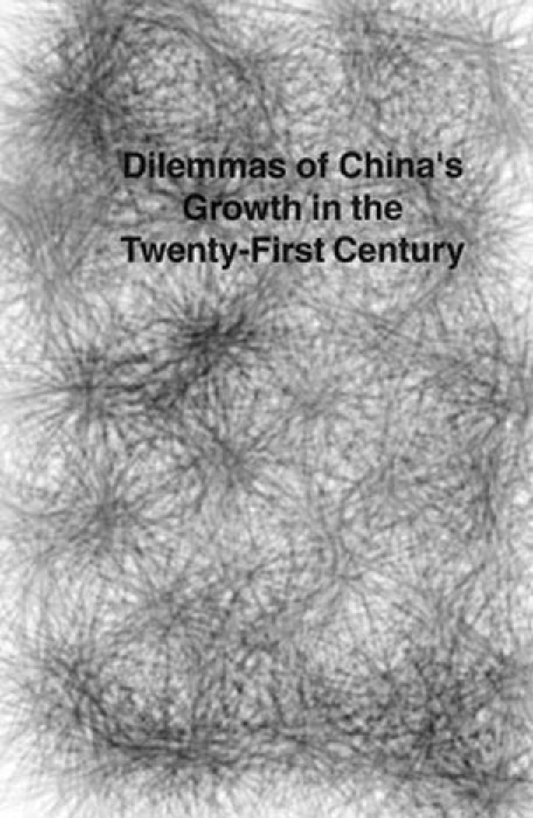 Dilemmas Of China's Growth In The Twenty First Century - Page 1