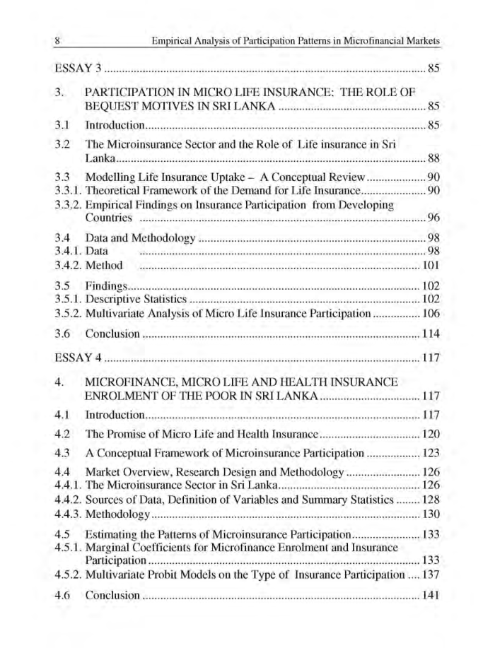 Empirical Analysis Of Participation Patterns In Microfinancial Markets - Page 4