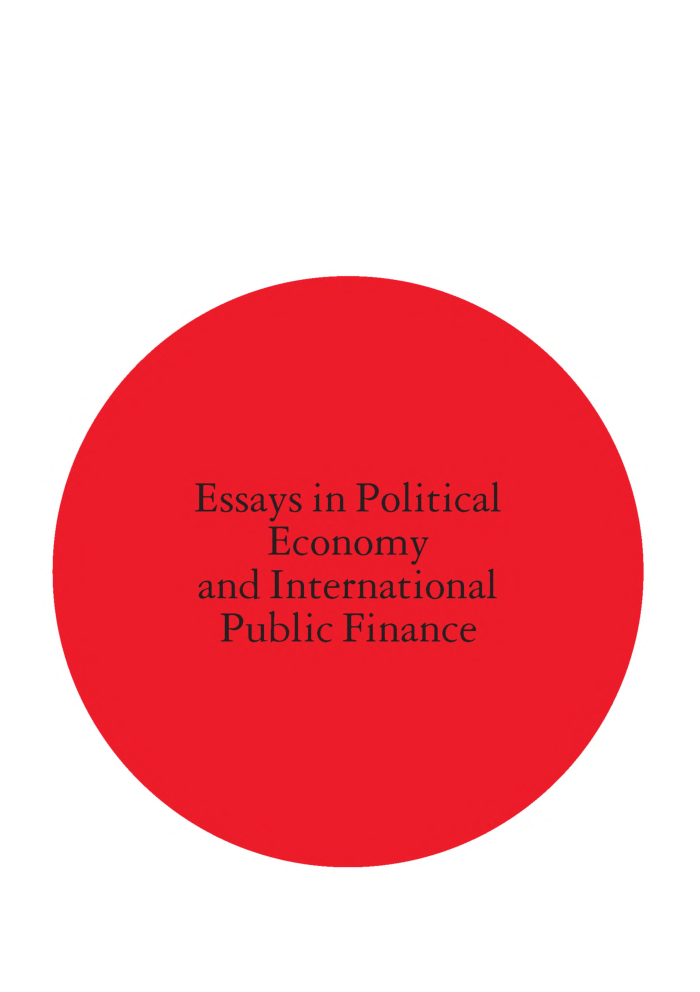 Essays In Political Economy And International Public Finance - Page 1