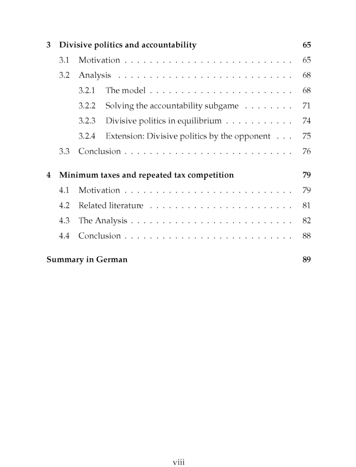 Essays In Political Economy And International Public Finance - Page 4