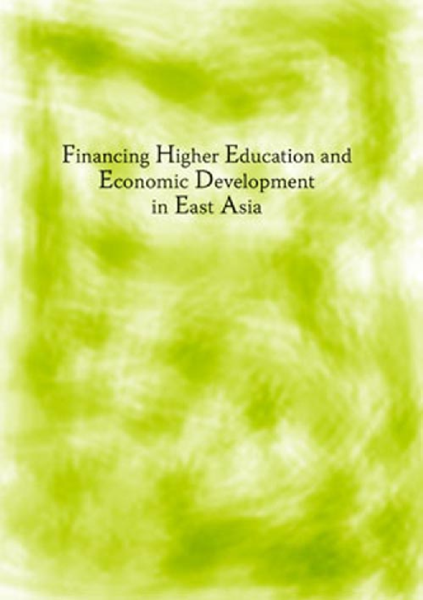 Financing Higher Education And Economics Development In East Asia - Page 1