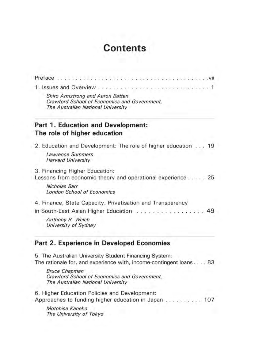 Financing Higher Education And Economics Development In East Asia - Page 4