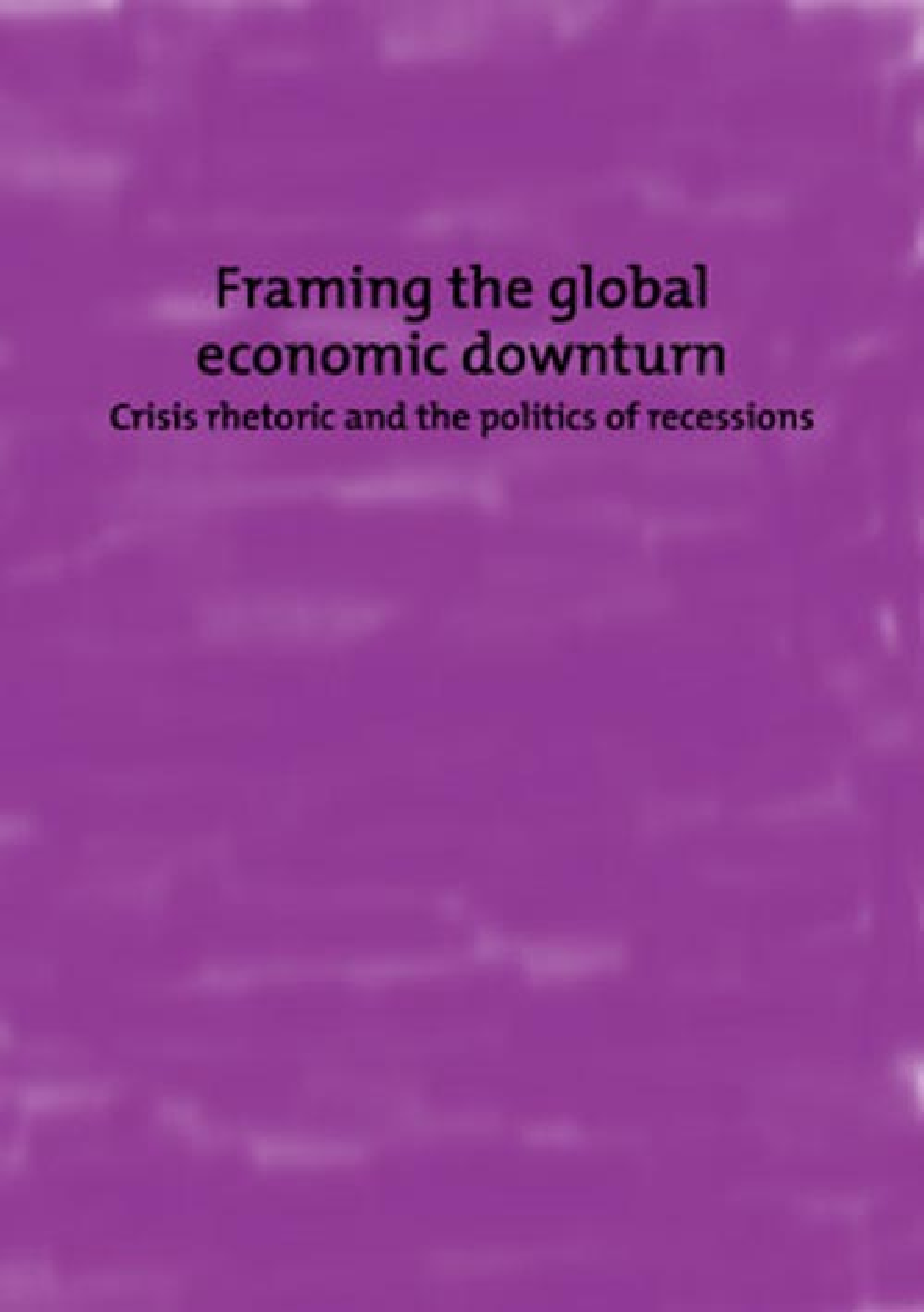 Framing The Global Economic Downturn - Page 1