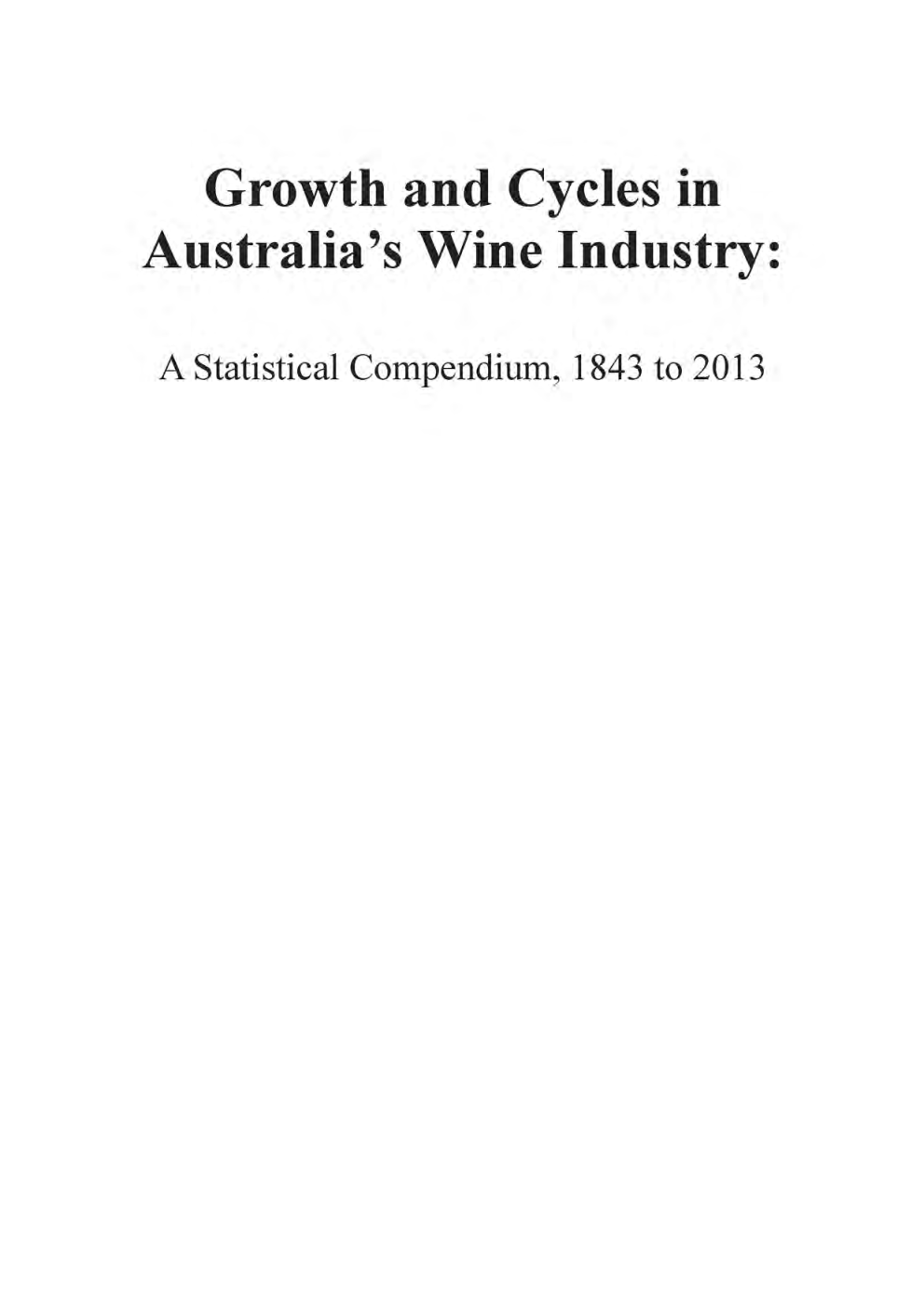 Growth And Cycles In Australia's Wine Industry - Page 5