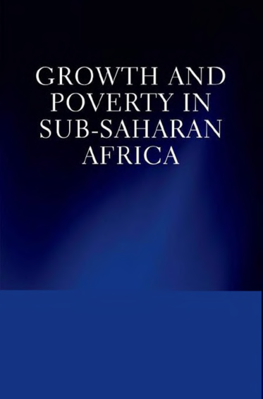 Growth And Poverty In Sub Saharan Africa - Page 1