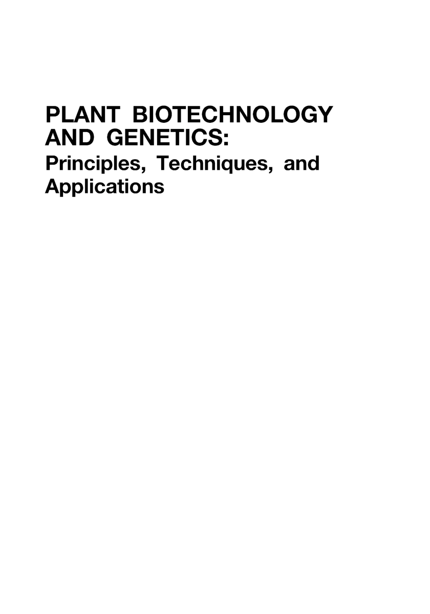GATE Plant And Animal Biotechnology Study Material For Biotechnology - Page 2