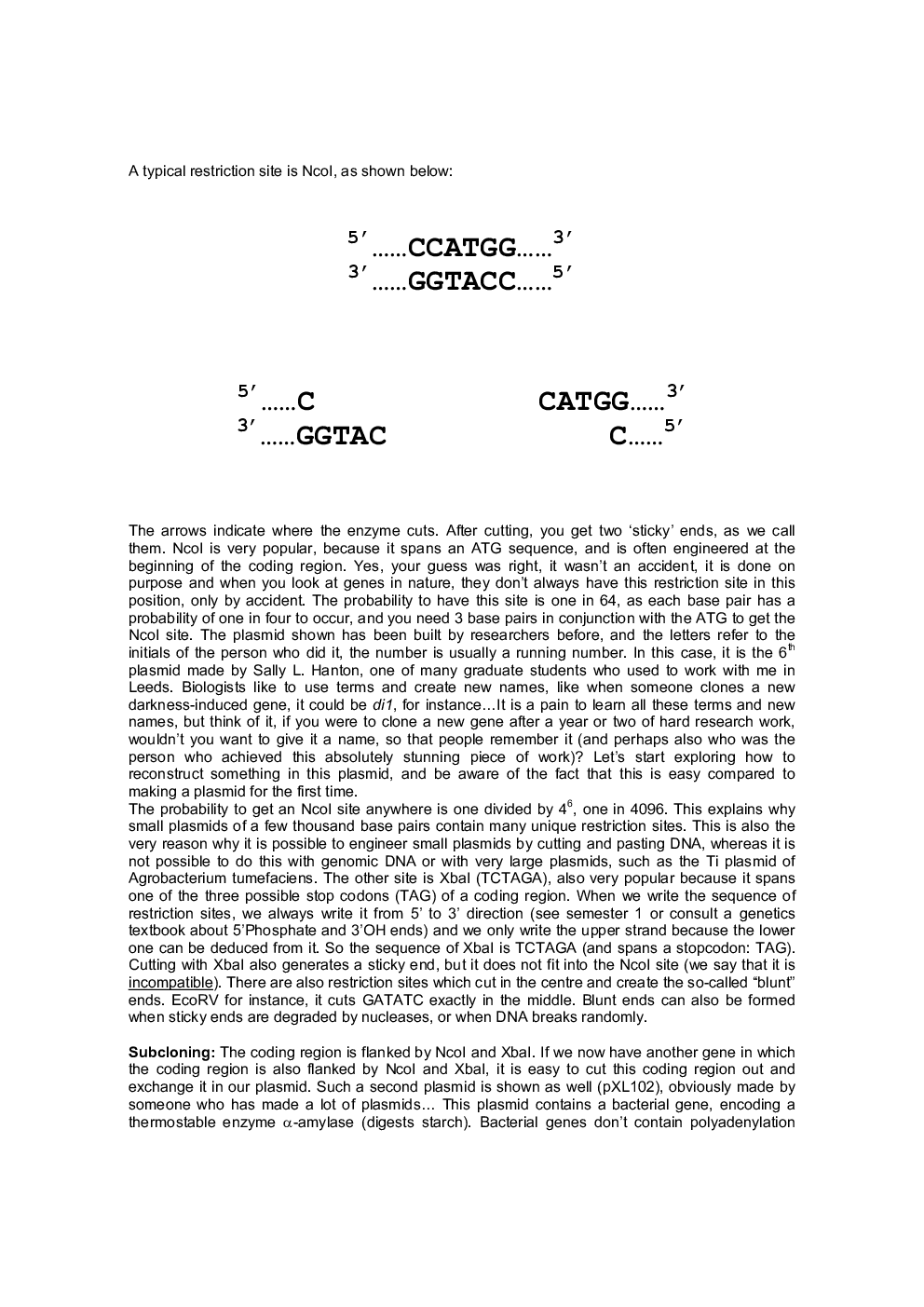 GATE Recombinant DNA Technology Study Material For Biotechnology - Page 5