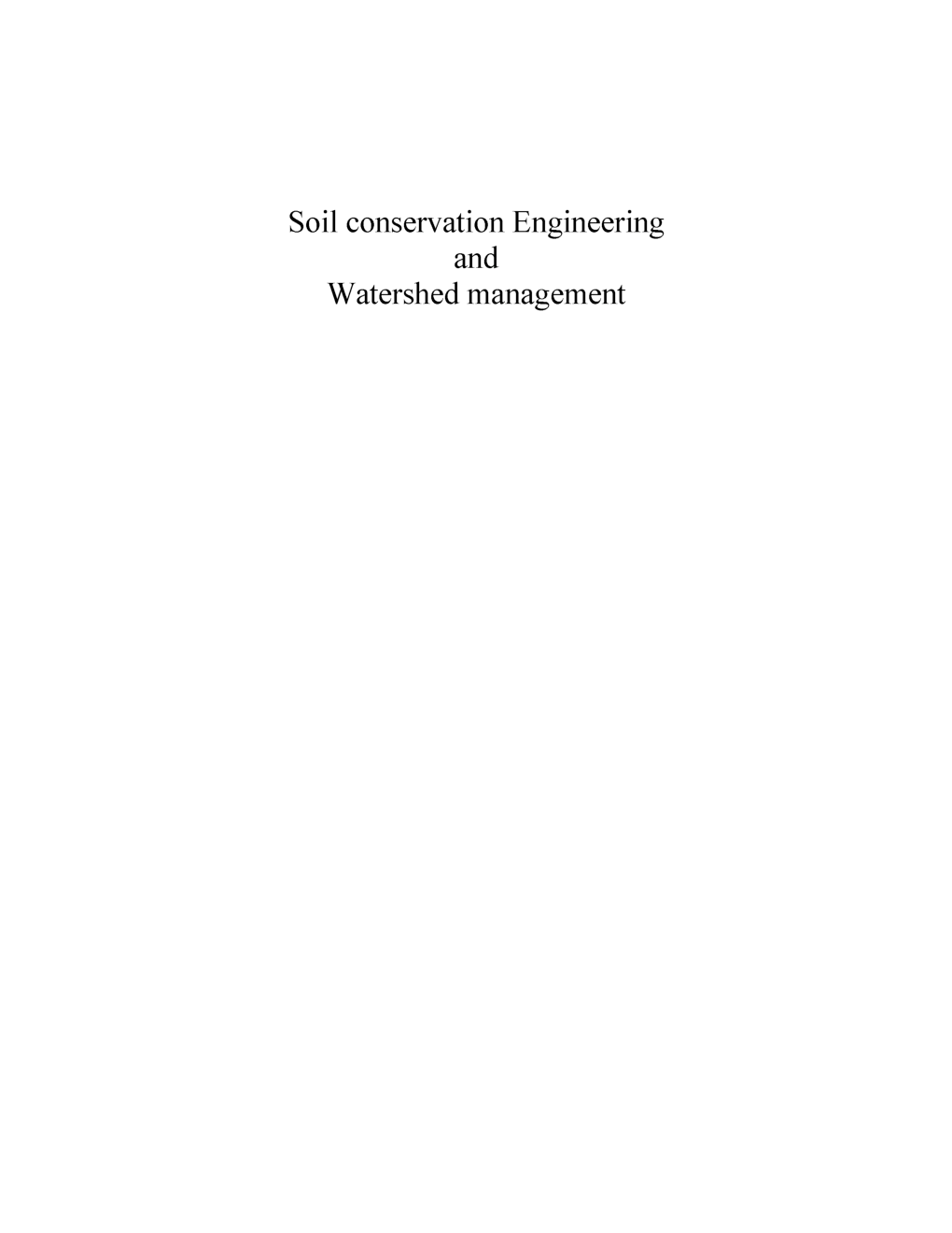 GATE Soil And Water Conservation Engineering Study Material For Agricultural Engineering - Page 2