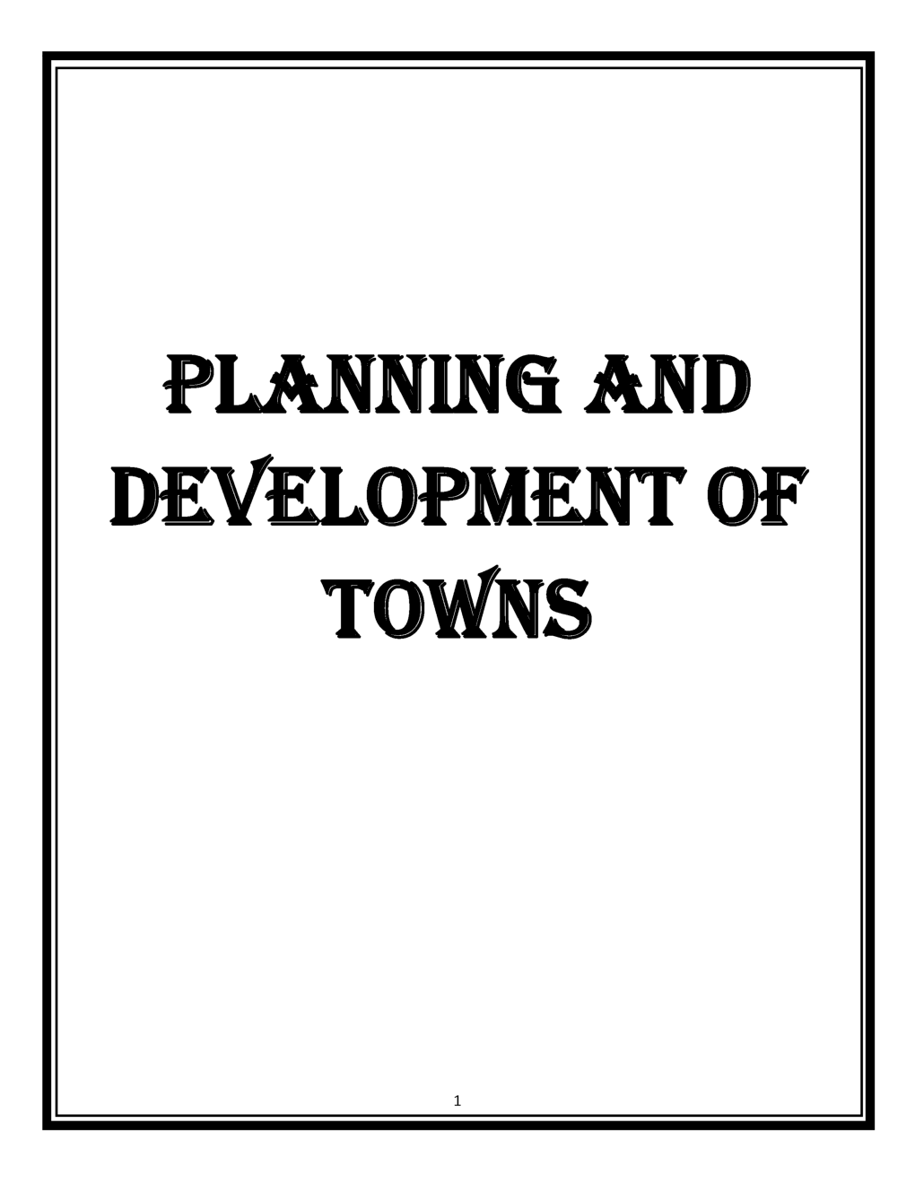 GATE Urban Planning And housing Study Material For Architecture And Planning - Page 2