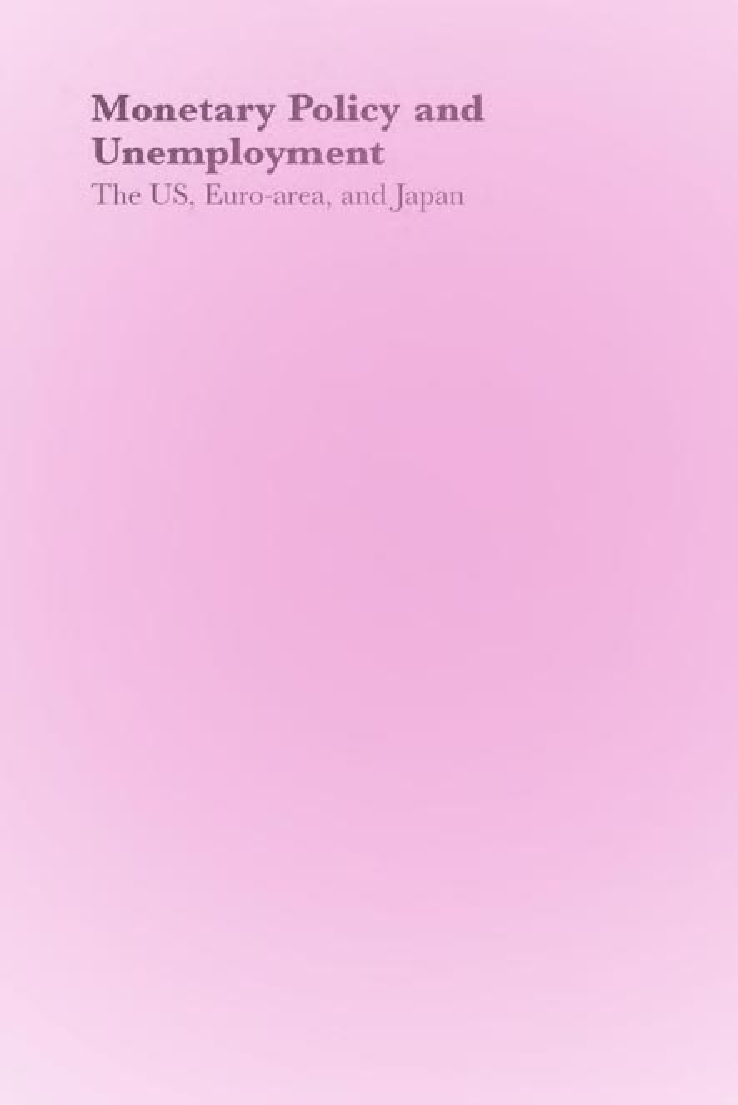 Monetary Policy And Unemployment - Page 1