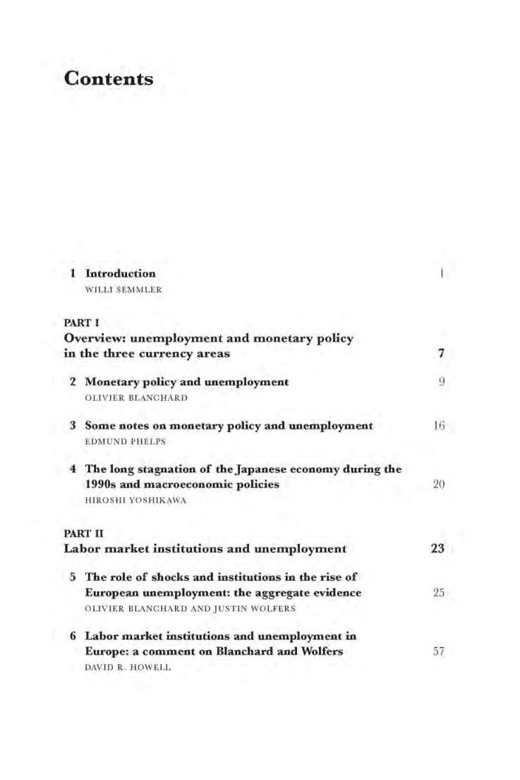 Monetary Policy And Unemployment - Page 3