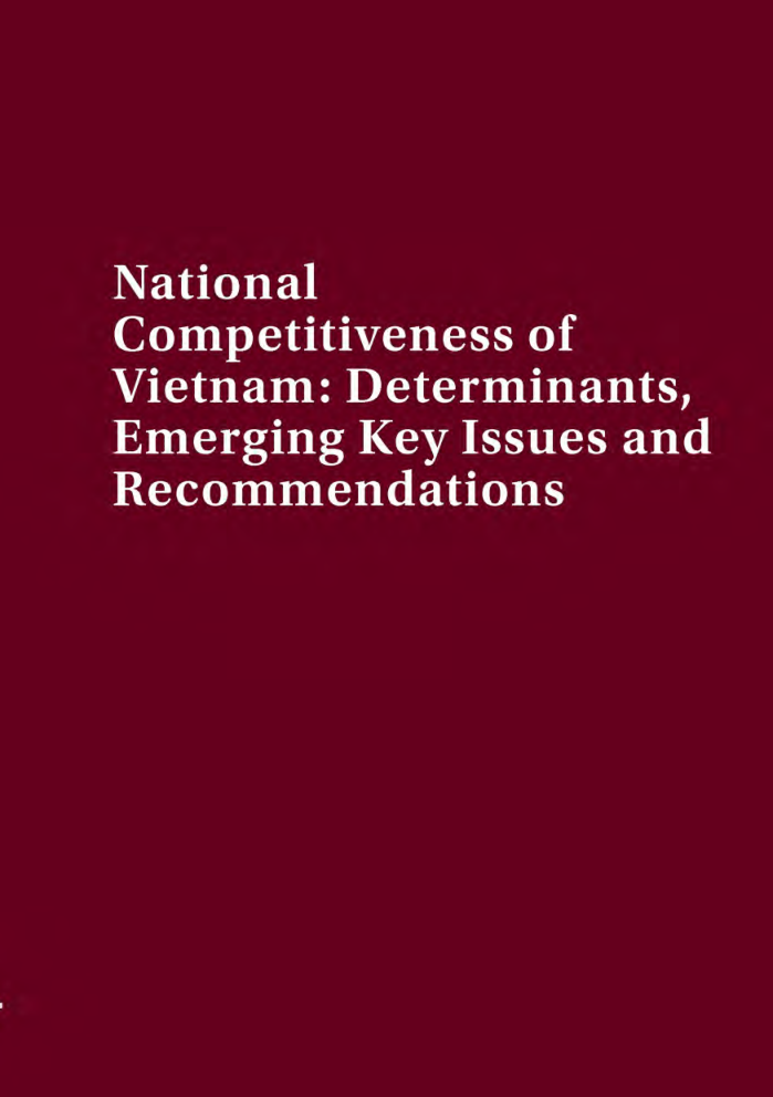 National Competitiveness Of Vietnam Determinants Emerging Key Issues And Recommendations - Page 1