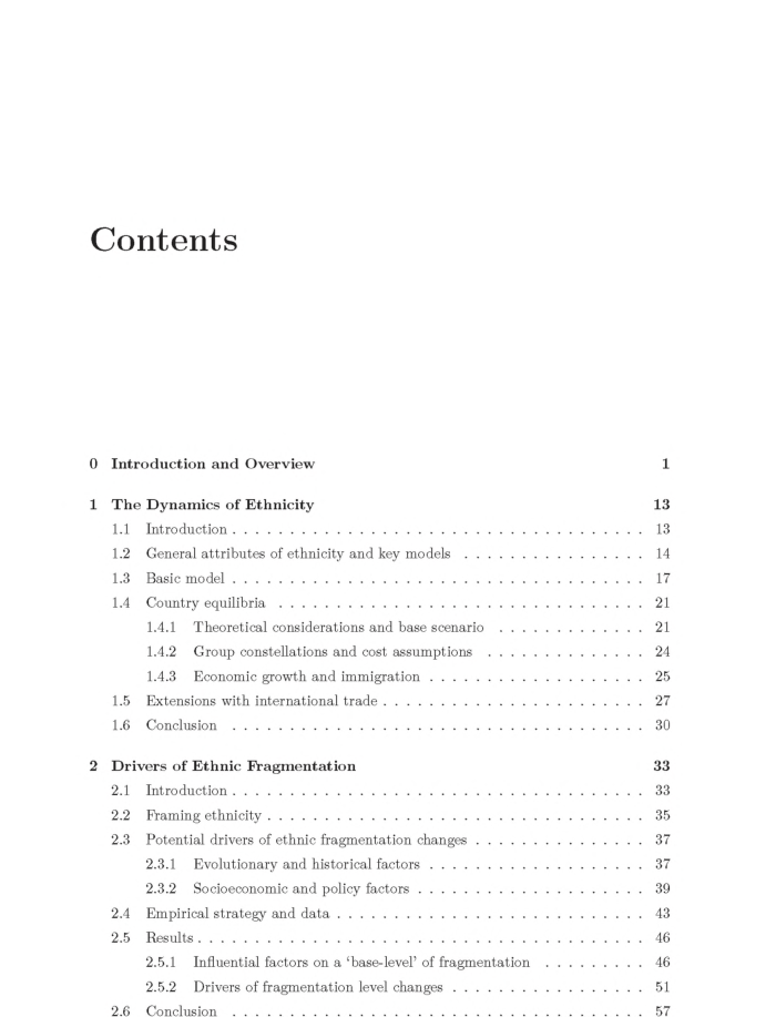 New Approaches To The Dynamics Measurement And Ethnic Diversity - Page 3