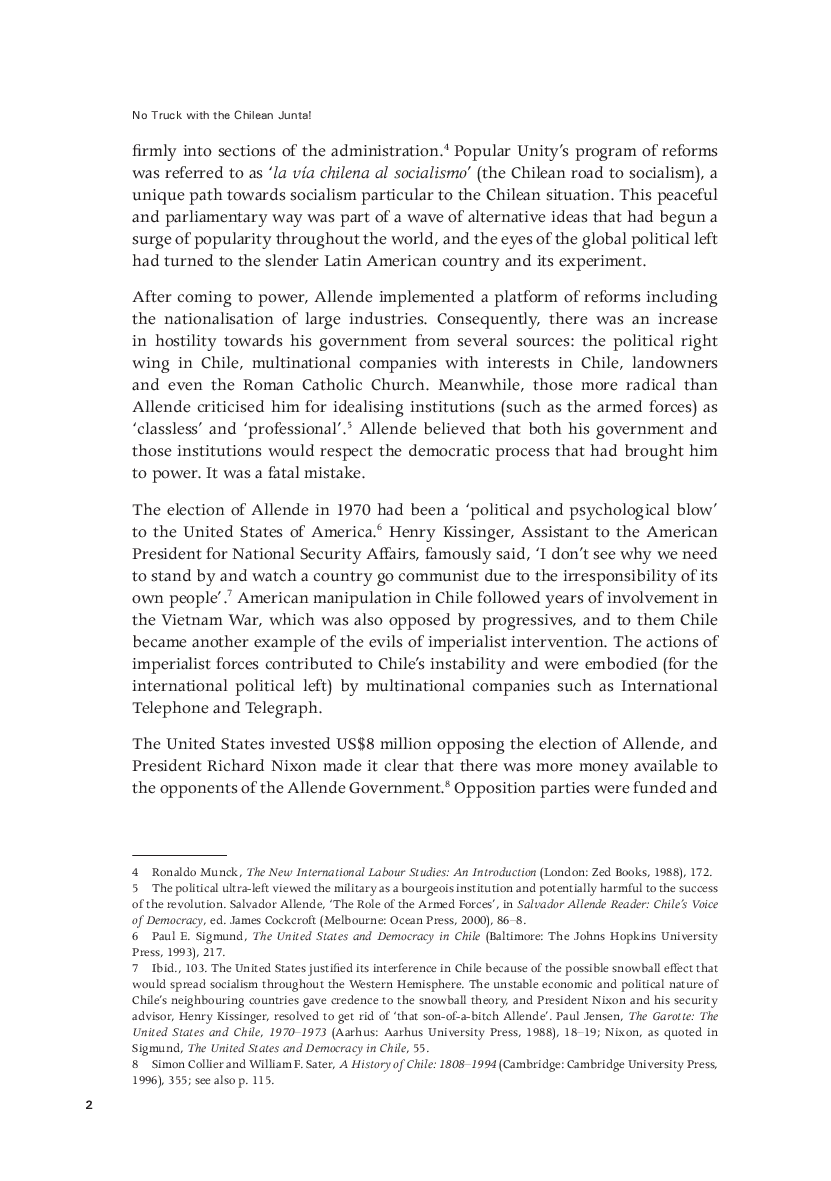 No Truck With The Chilean Junta - Page 5