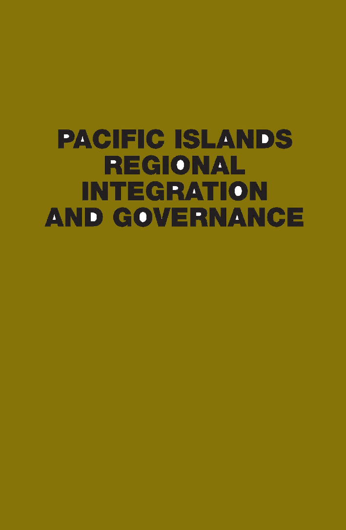 Pacific Islands Regional Integration And Governance - Page 1