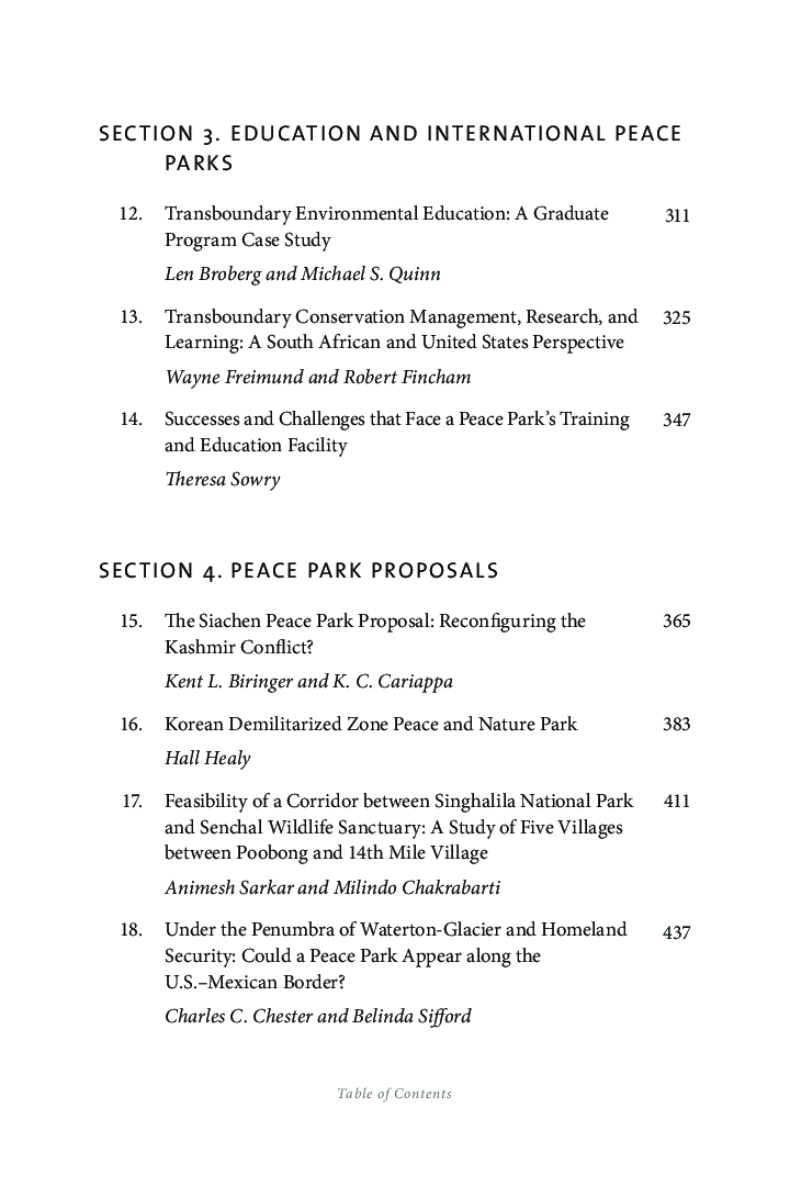 Parks Peace And Partnership - Page 5