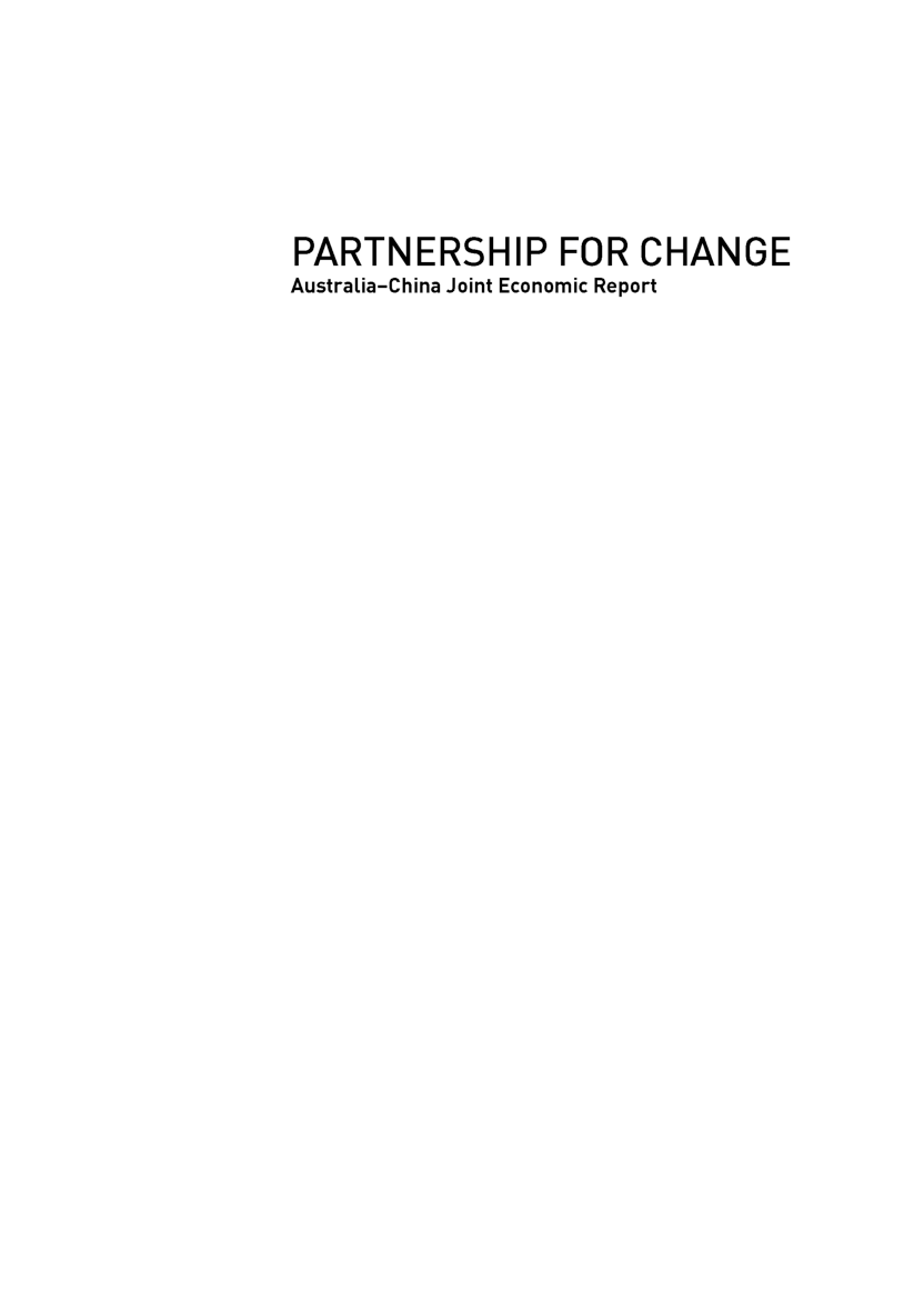Partnership For Change Australia China Joint Economic Report 2016 - Page 2