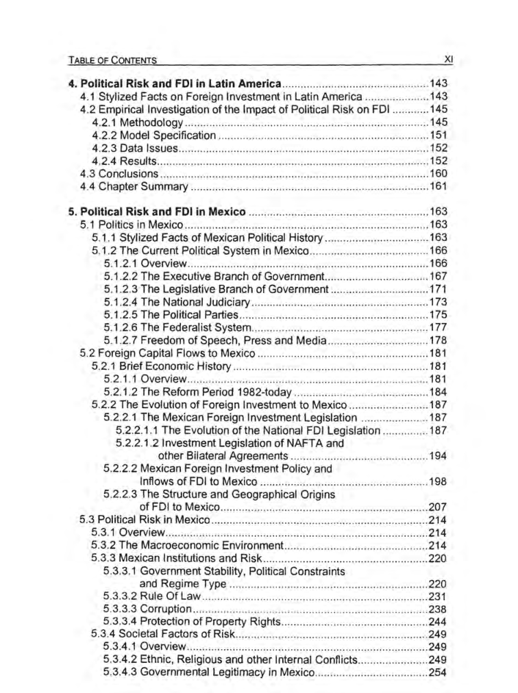 Political Risk And The Institutional Environment For Foreign Direct Investment In Latin America - Page 5