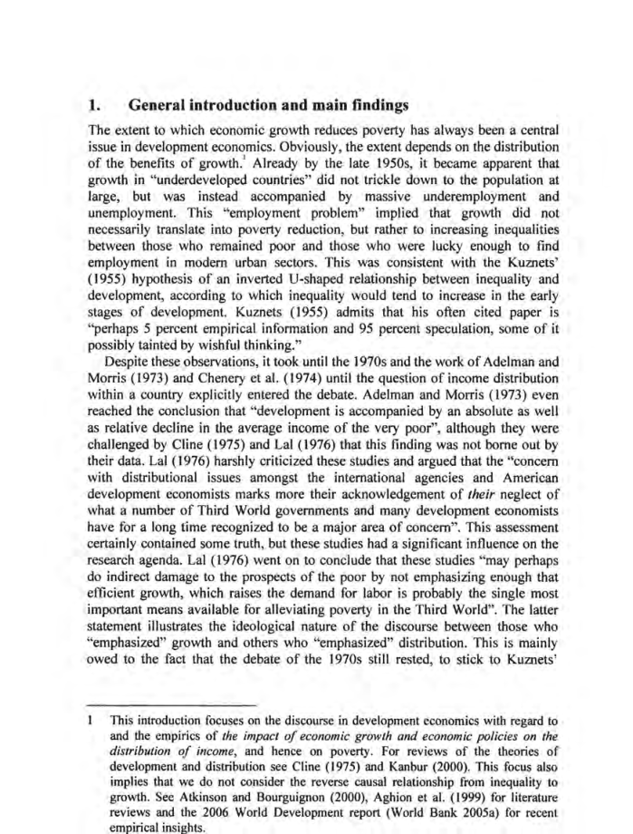 Poverty And Distributional Impact Of Economic Policies And External Shocks - Page 5