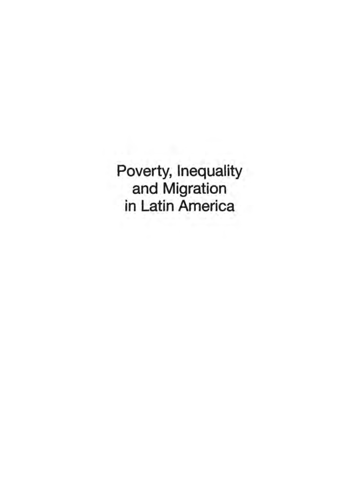 Poverty Inequality And Migration In Latin America - Page 2