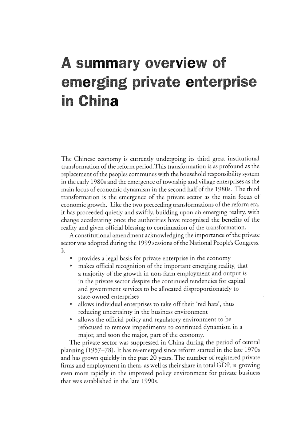 Private Enterprise In China - Page 5