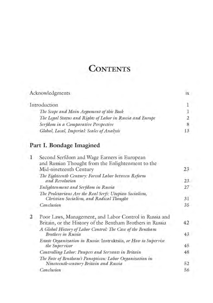 Bondage Labor And Right In Eurasia From The Sixteen TO The Early Twentieth Centuries - Page 3