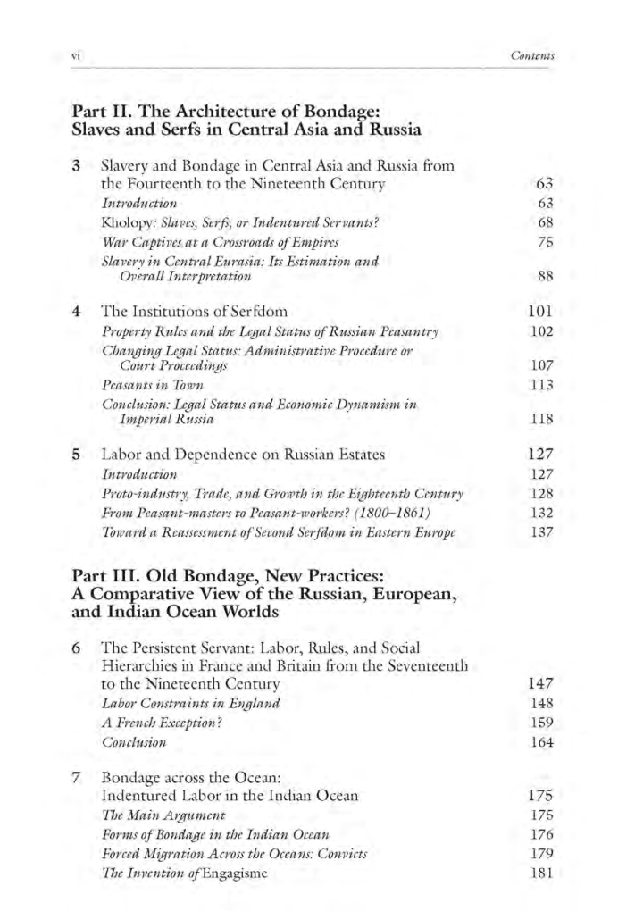 Bondage Labor And Right In Eurasia From The Sixteen TO The Early Twentieth Centuries - Page 4