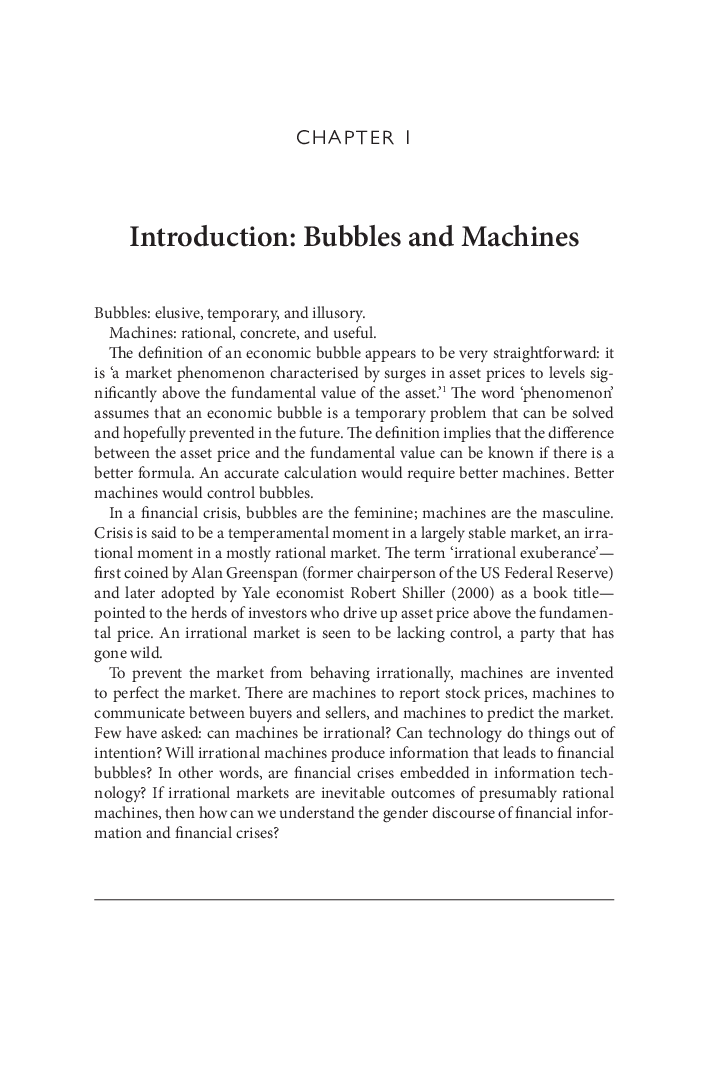 Bubbles And Machines Gender Information And Financial Crises - Page 4