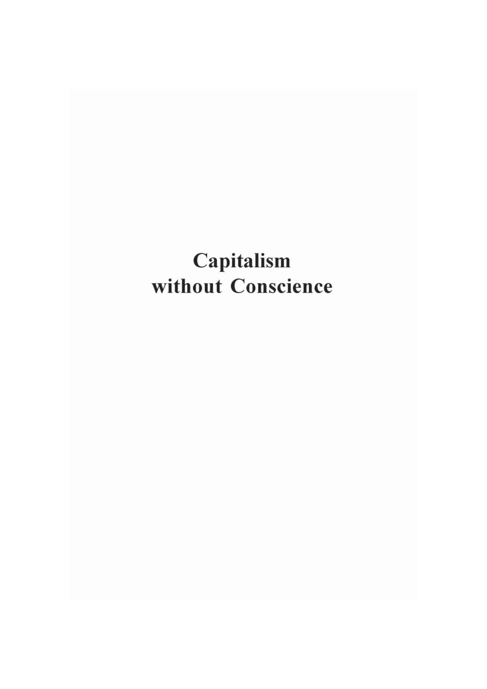 Capitalism Without Conscience - Page 2