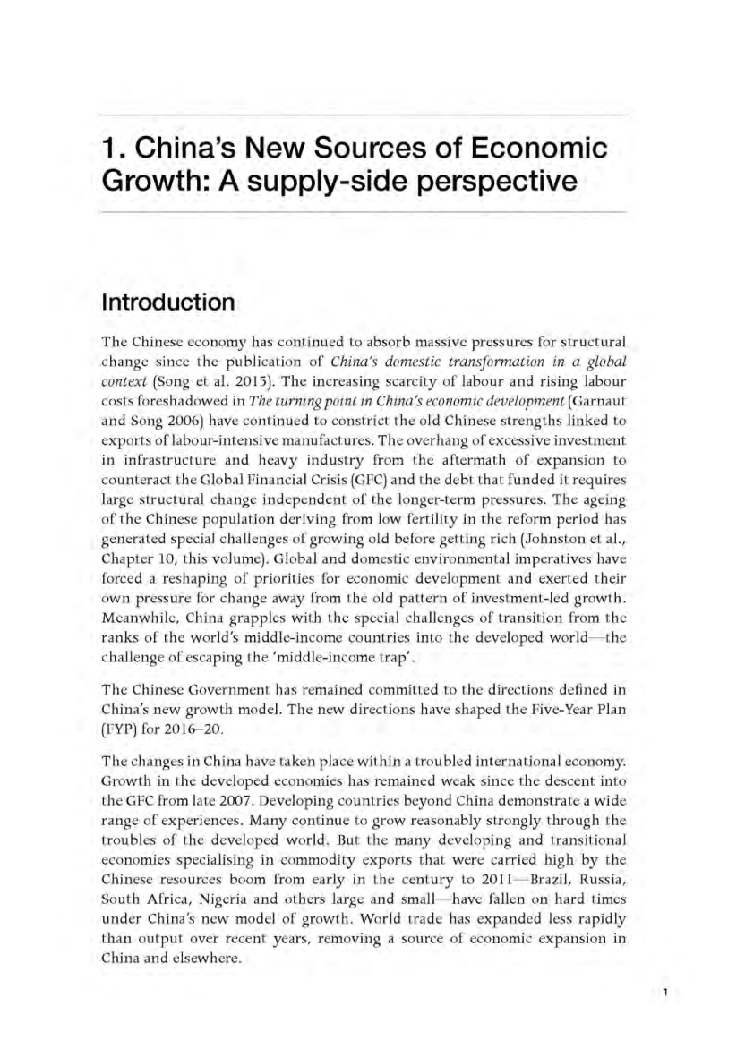 China's New Sources Of Economic Growth - Page 5