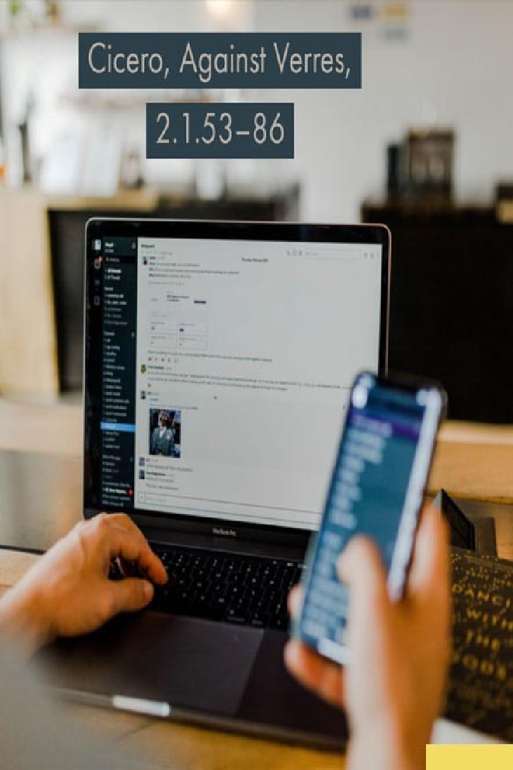 Cicero Against Verres - Page 1