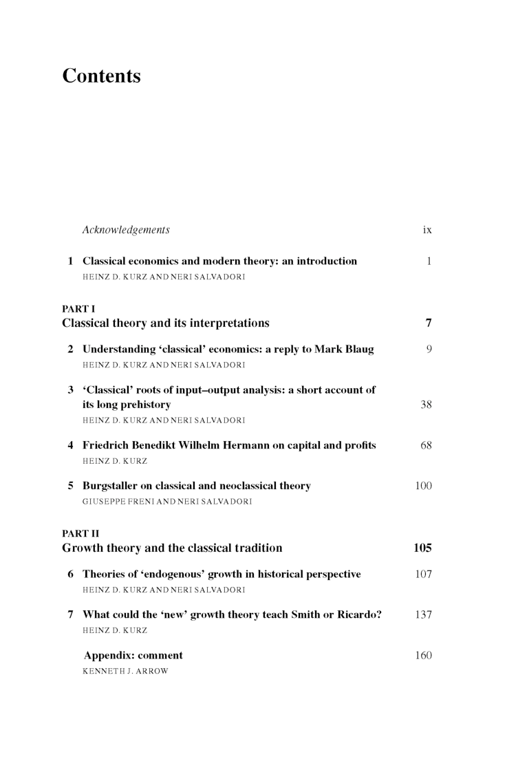 Classical Economics And Modern Theory - Page 2