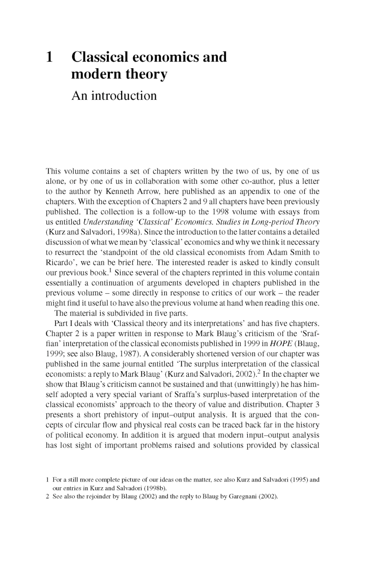Classical Economics And Modern Theory - Page 4
