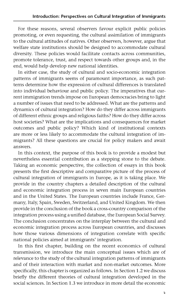 Cultural Integration Of Immigrants In Europe - Page 5