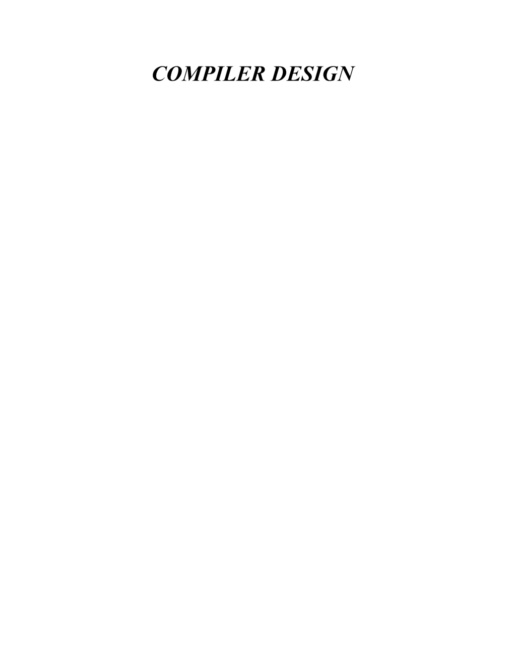 GATE Compiler Design Study Material For Computer Science Engineering - Page 2